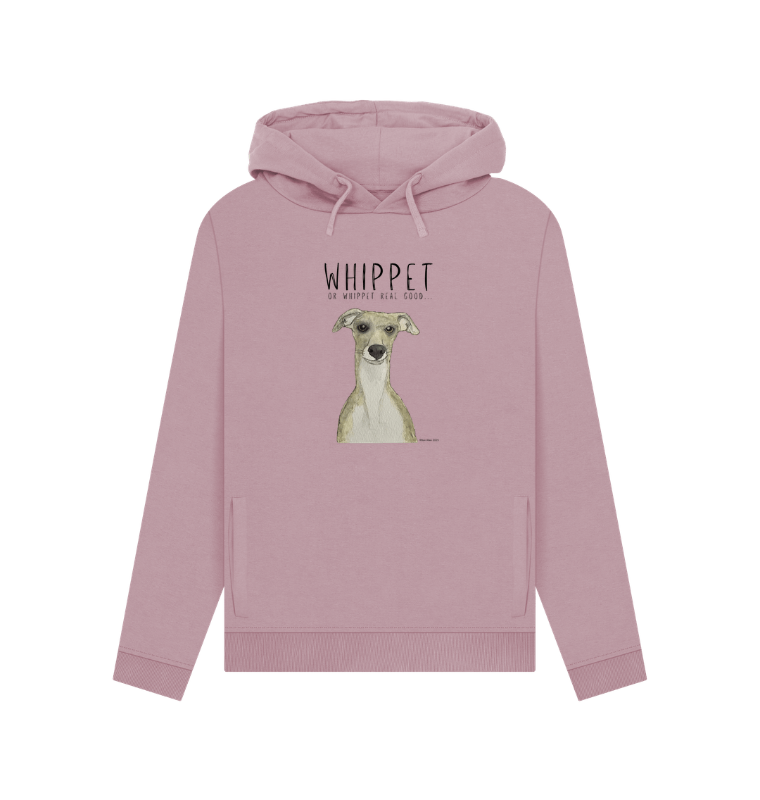 Women's Whippet Organic Cotton Hoodie Ethical and Cozy