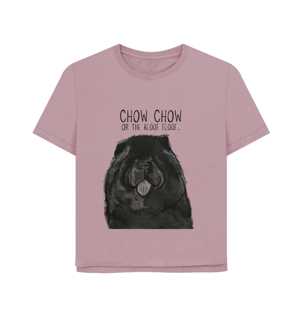 Black Chow Chow Women's Relaxed Fit T-Shirt The Aloof Floof