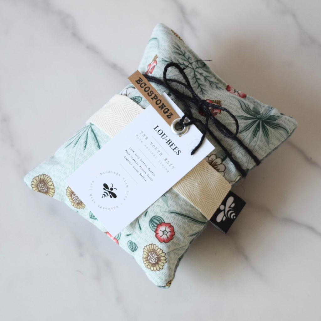 Kitchen Sponge Linen Striped