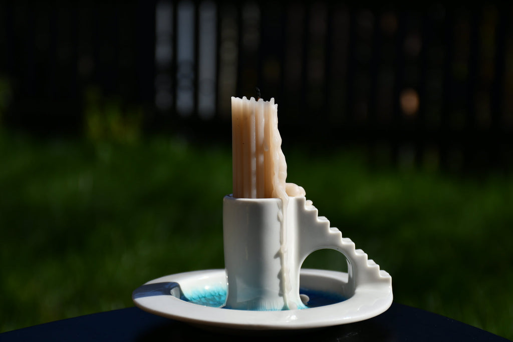 Castle Candle Holder with Moat