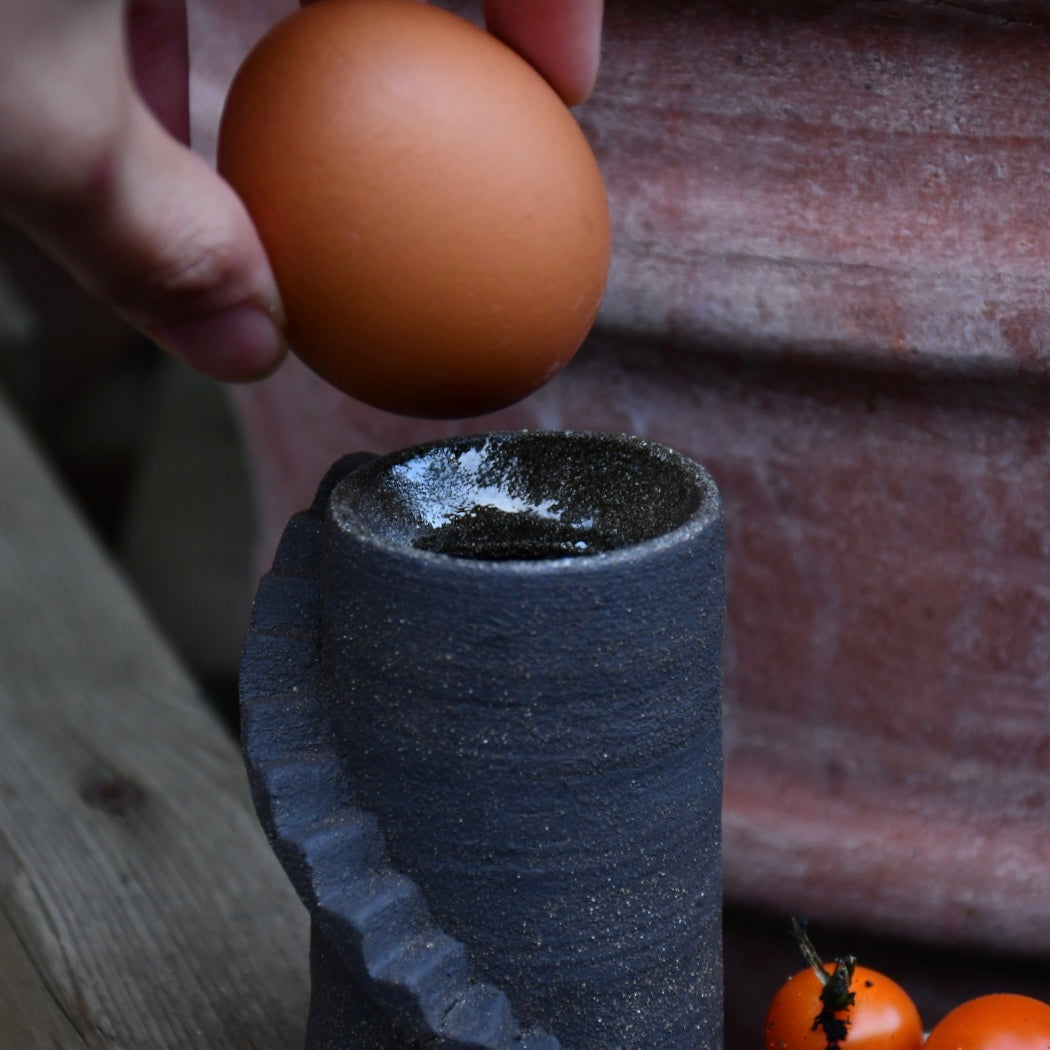 Stair series-Mid Night spiral staircase egg cup