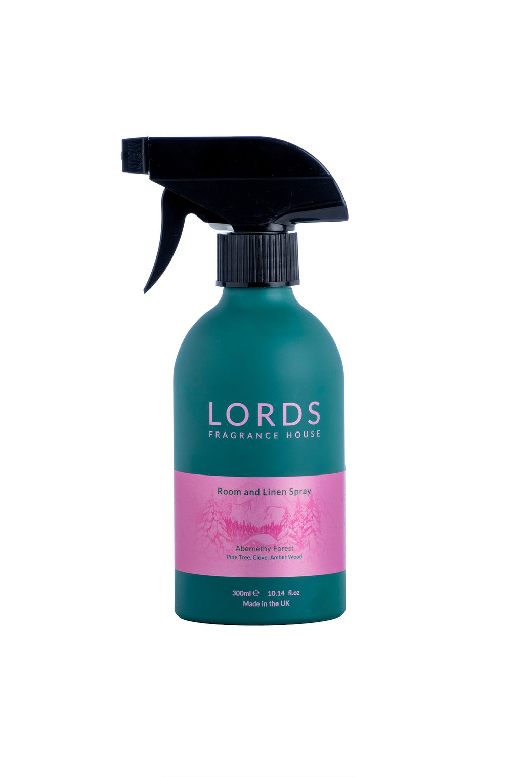 Green Aluminium Room and Linen Spray