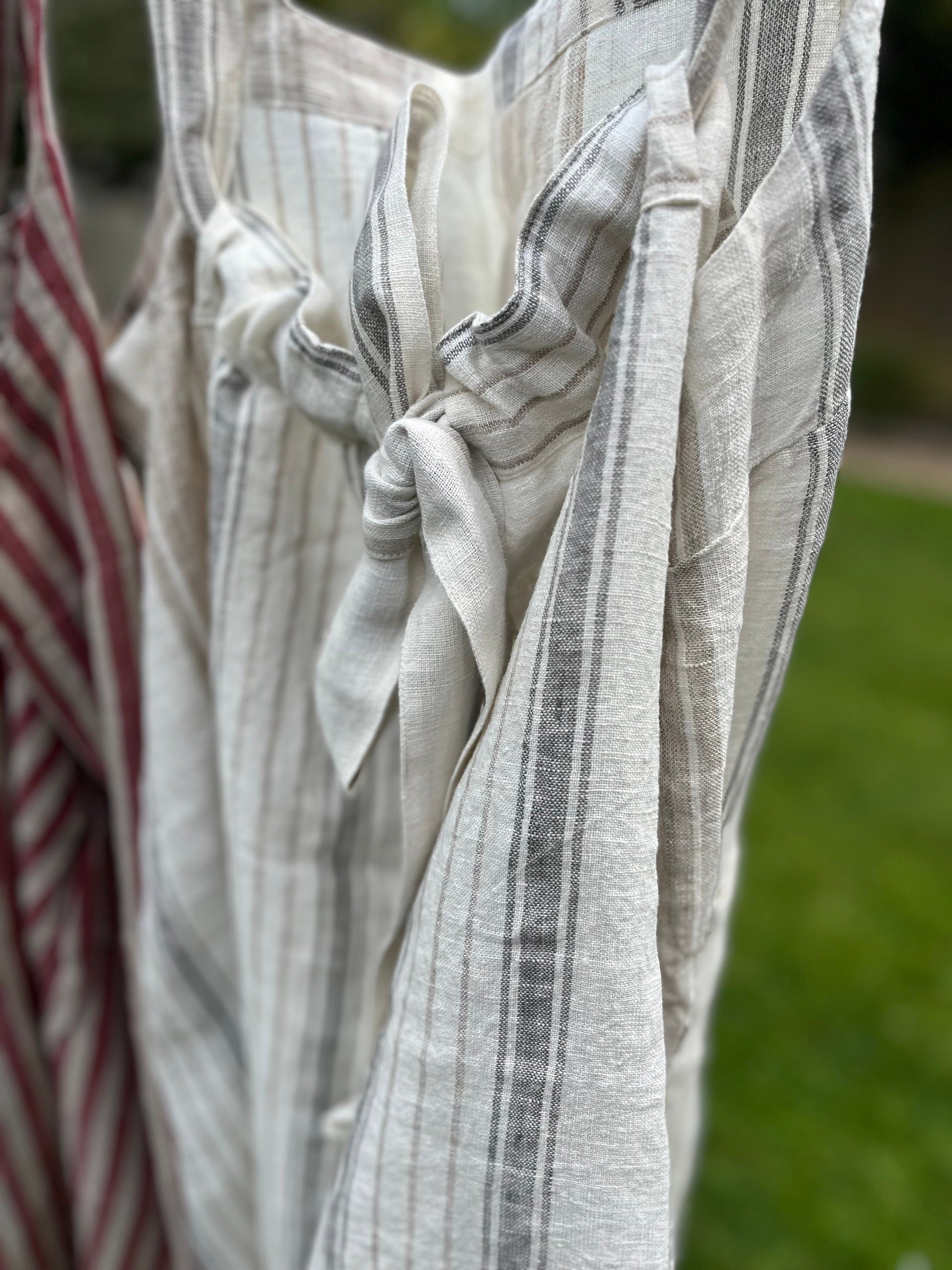 Natural Linen Apron Handmade