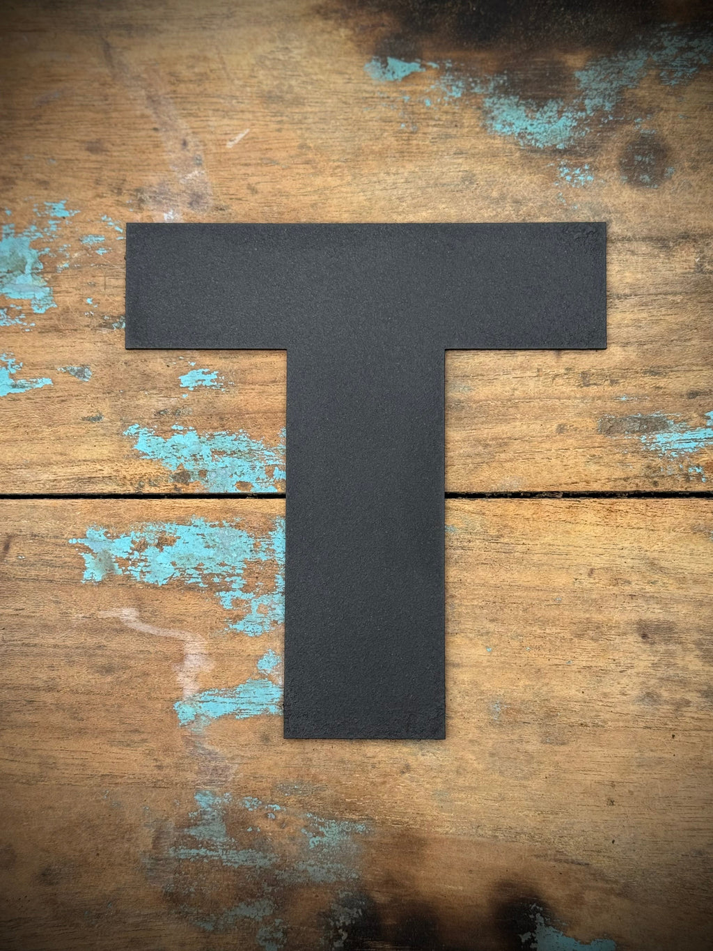 Black Metal Letters 12 inch and 5 inch Rustic Industrial Wall Decor