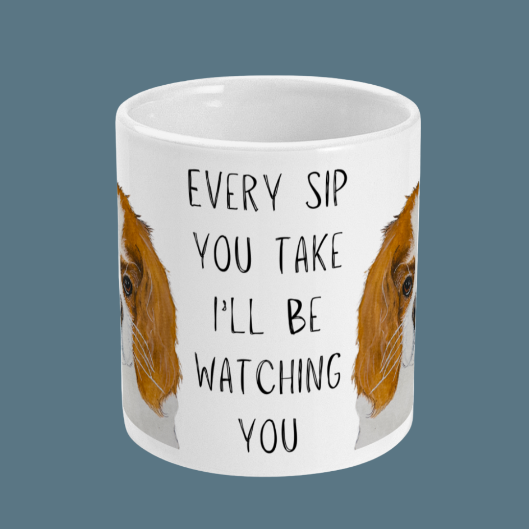 Royal Shadow Mug Cavalier King Charles Spaniel with Attitude