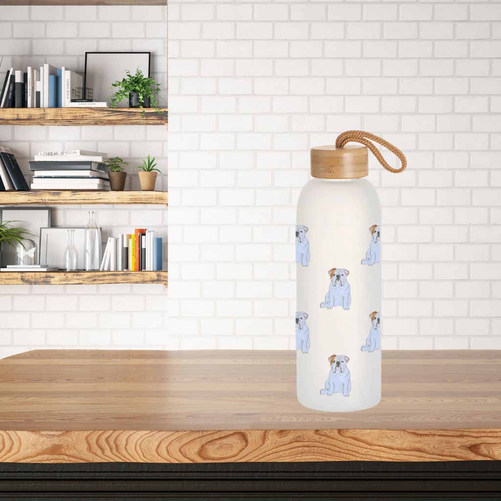 Bulldog Hydration Water Bottle with Bamboo Lid