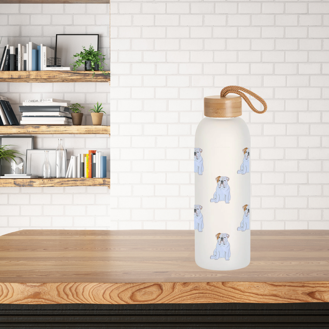 Bulldog Hydration Water Bottle with Bamboo Lid