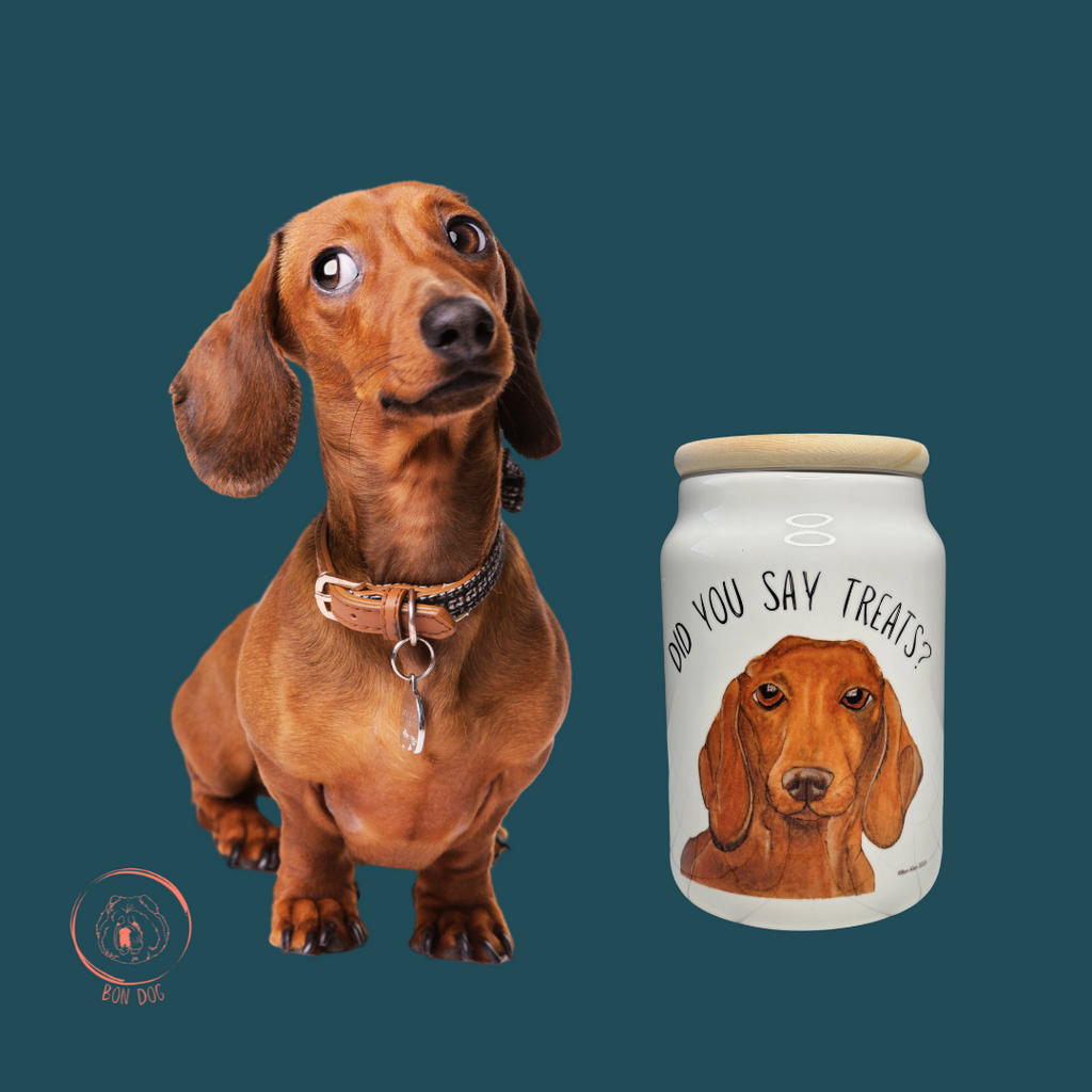Handmade Dachshund Treat Jar
