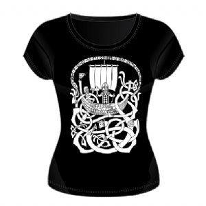 Ladies T- shirt -Thor Goes Fishing