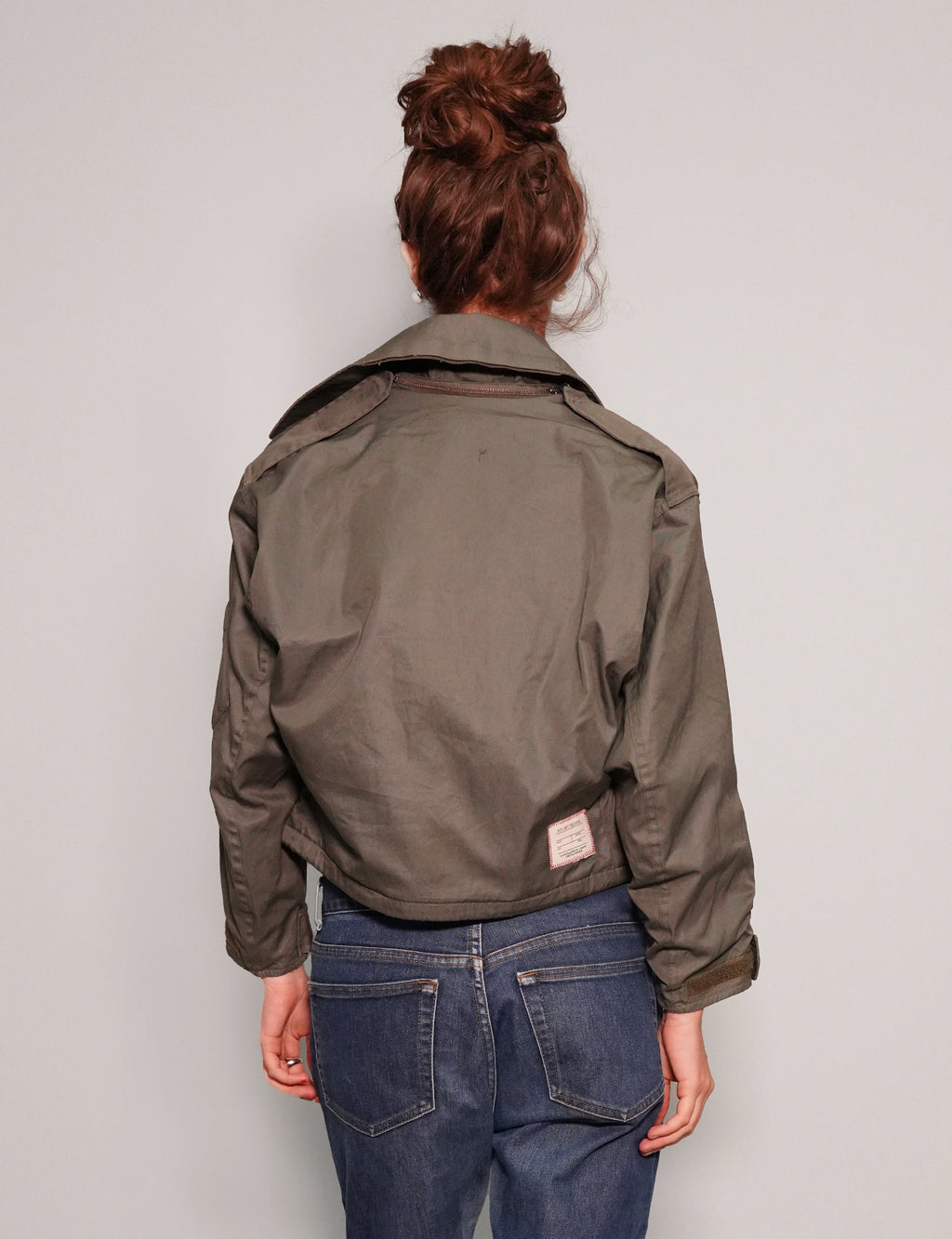 Vintage Aircrew Jacket in Grey Brown