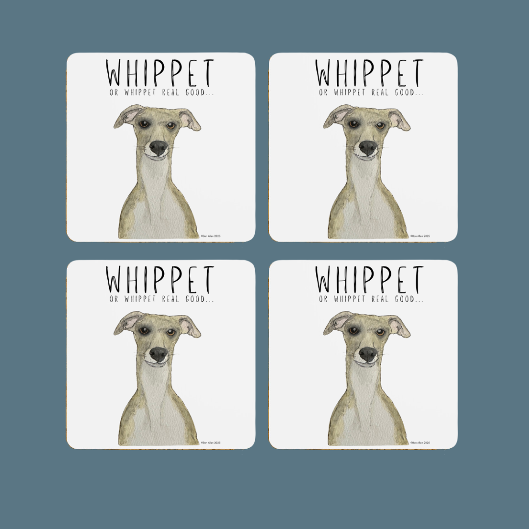 Whippet Coasters Set of 4
