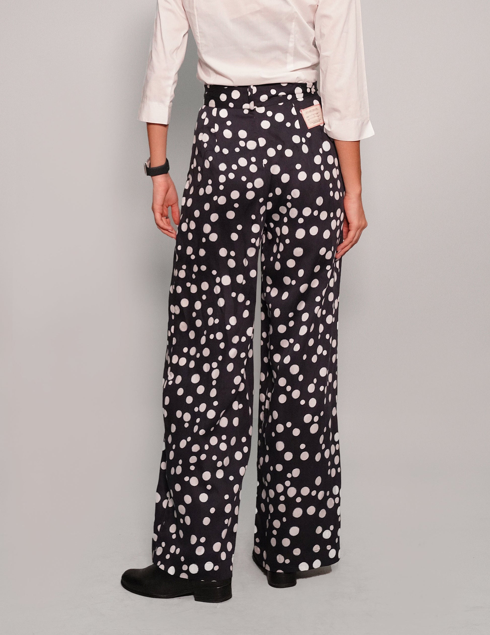 Polka Dot Trousers in Tencel