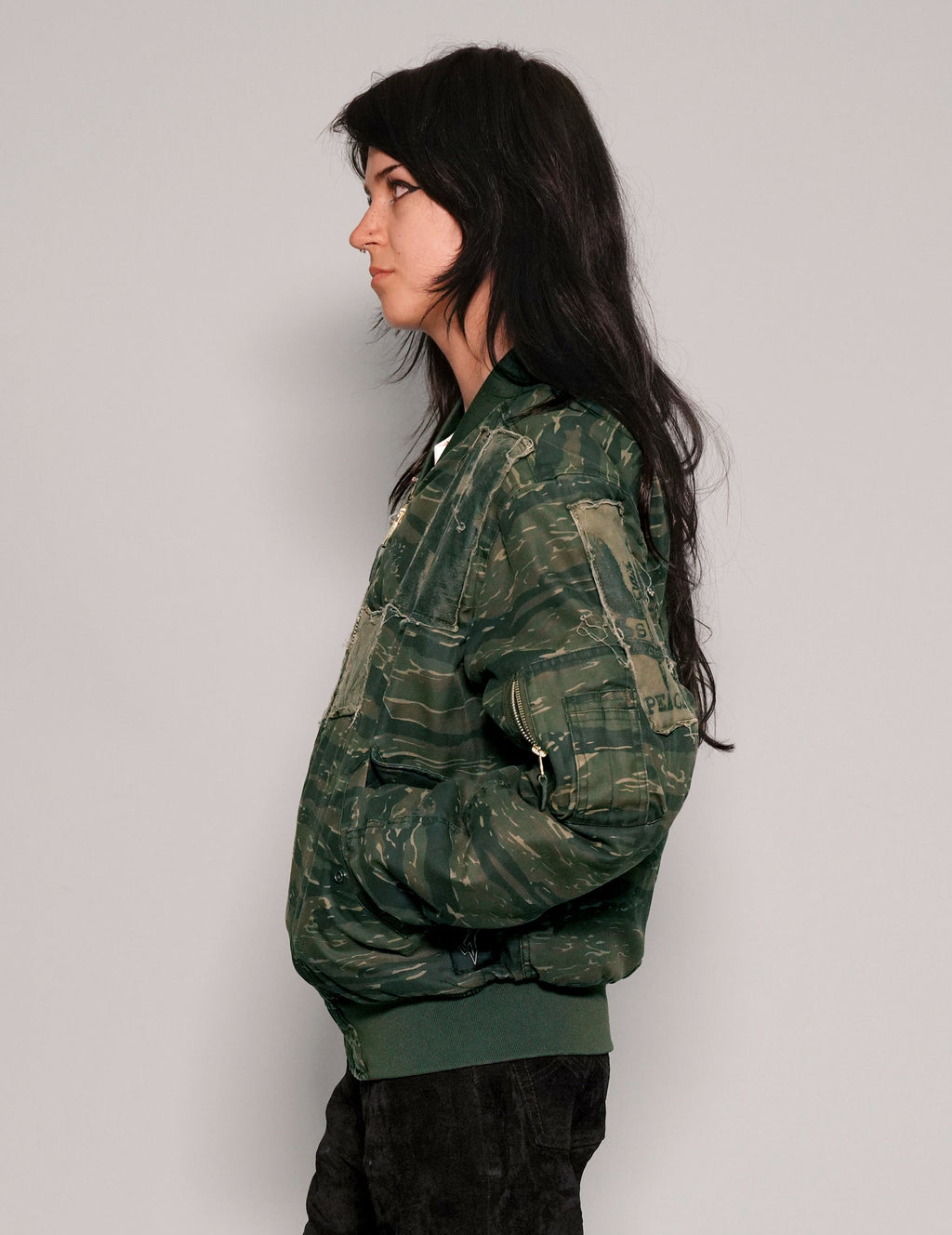 MA 1 Bomber Jacket in Tiger Camo
