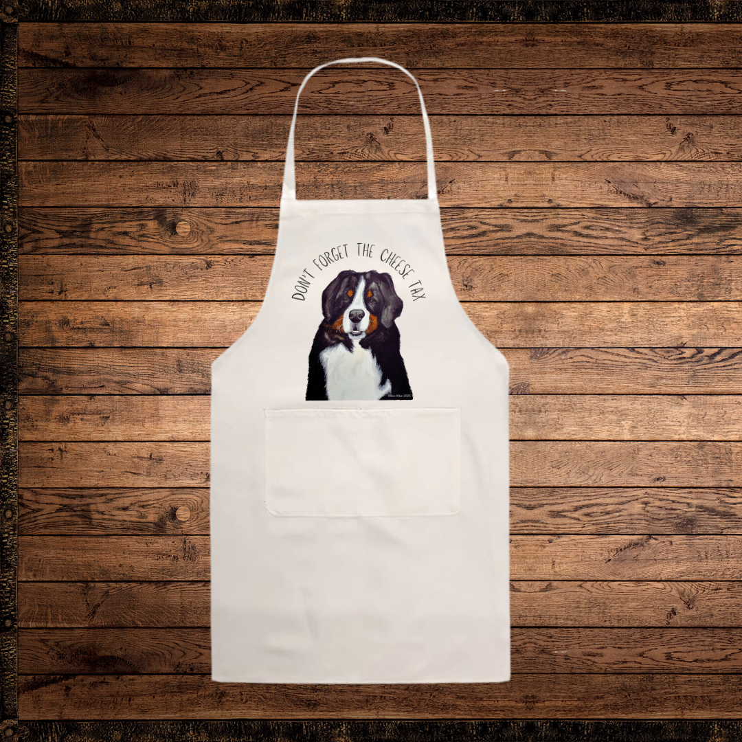Kitchen Patrol Apron for Bernese Mountain Dog Lovers