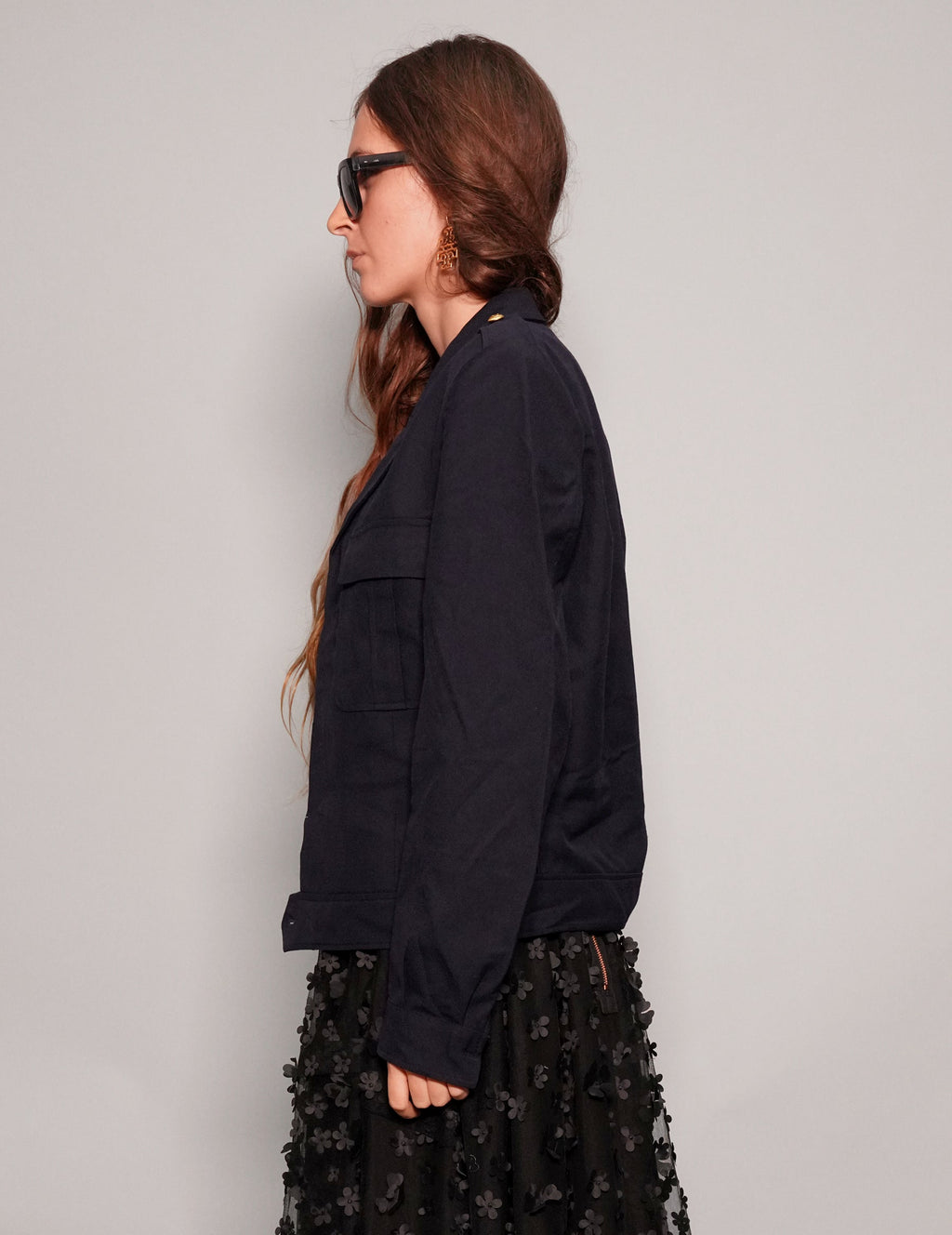 French Air Force Ike Jacket Vintage 1950s