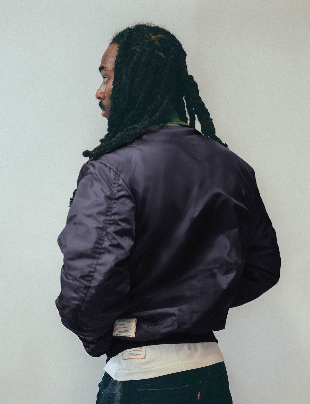 Navy MA-1 Bomber Jacket Reversible