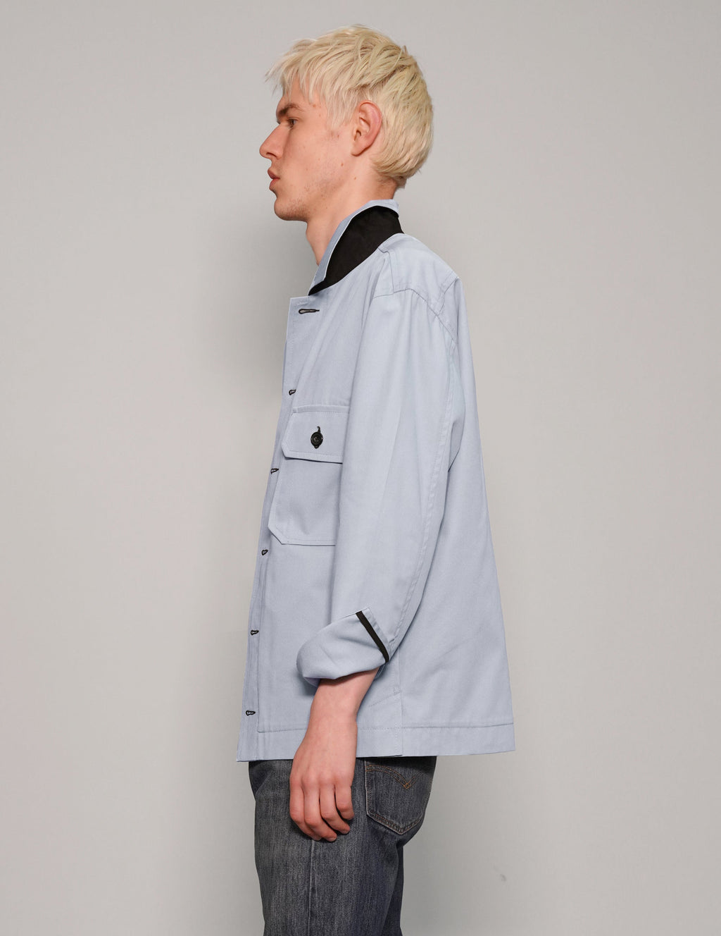 Baby Blue Cotton Workshirt