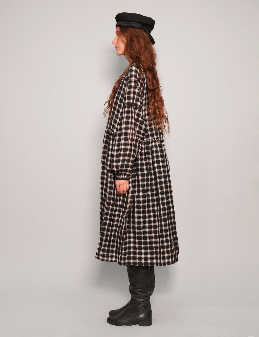 Gingham Cotton Dress
