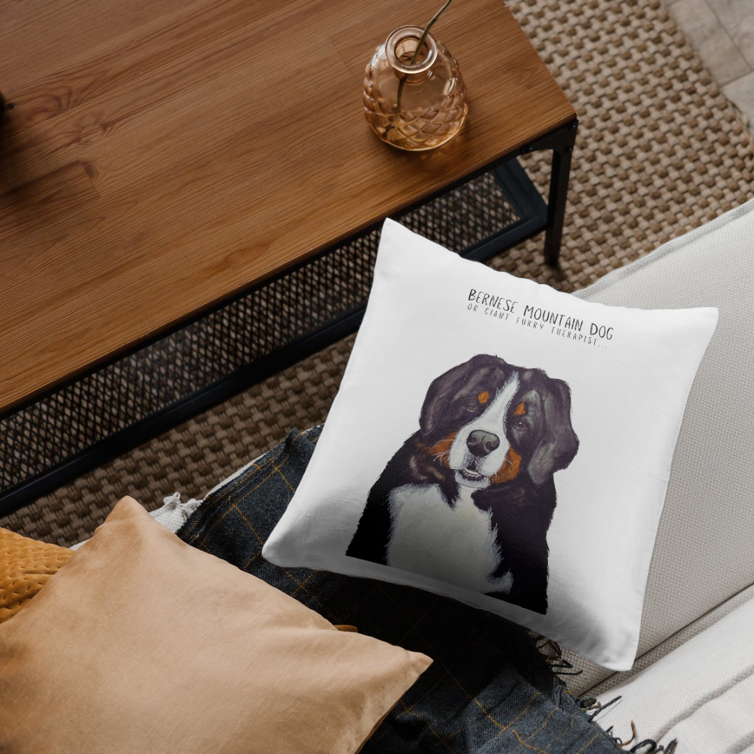 Bernese Mountain Dog Cushion Cover