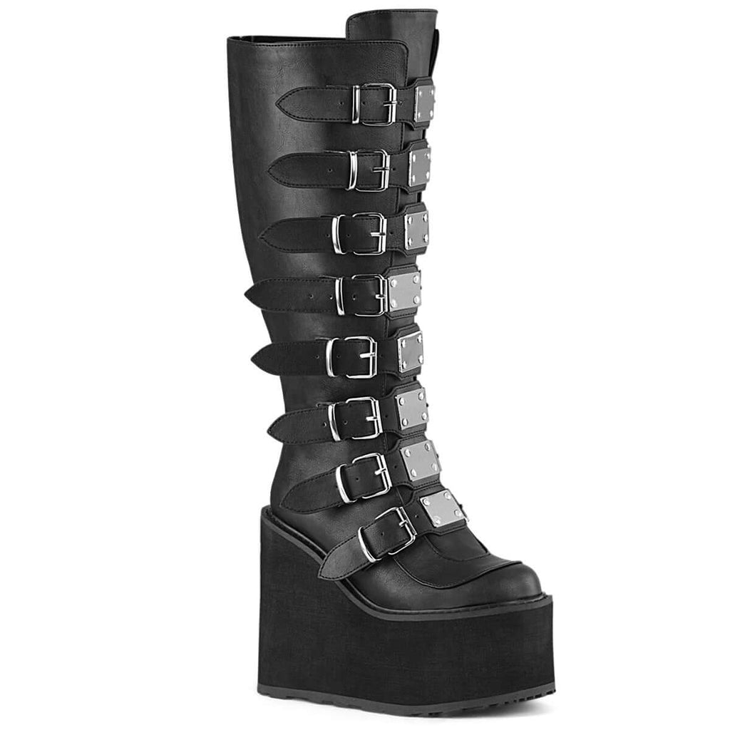 Raven Wide Calf Knee High Boots