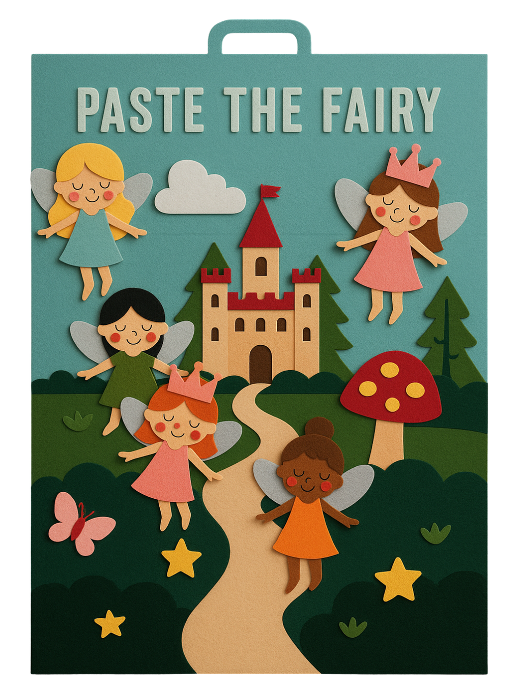 Paste the Fairy Felt Play Board