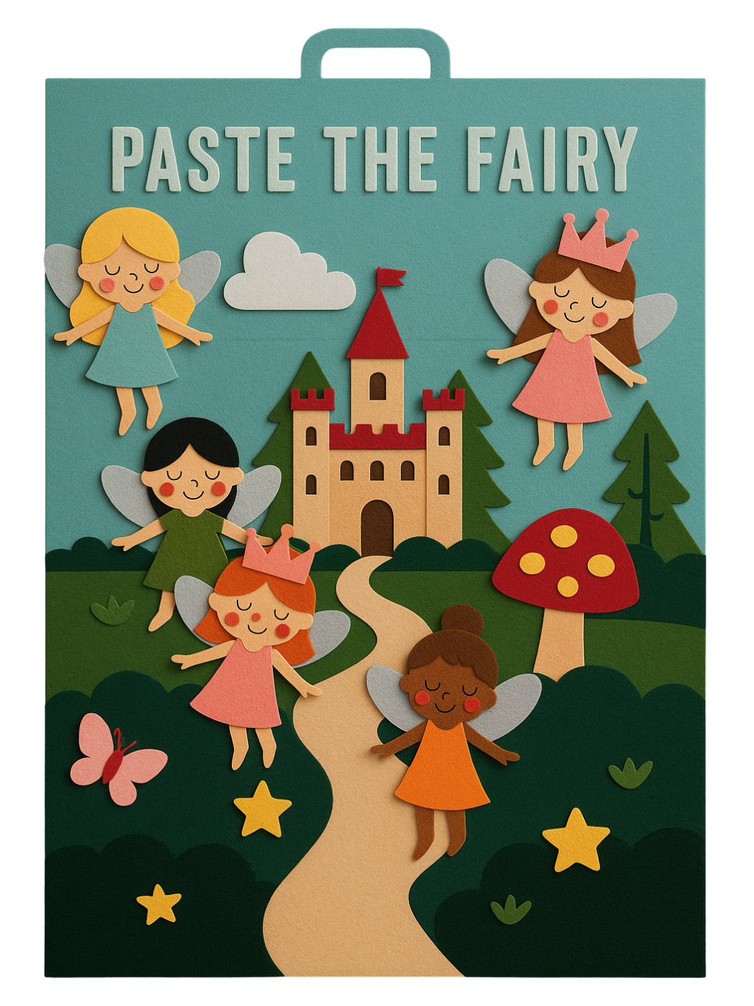 Paste the Fairy Felt Play Board