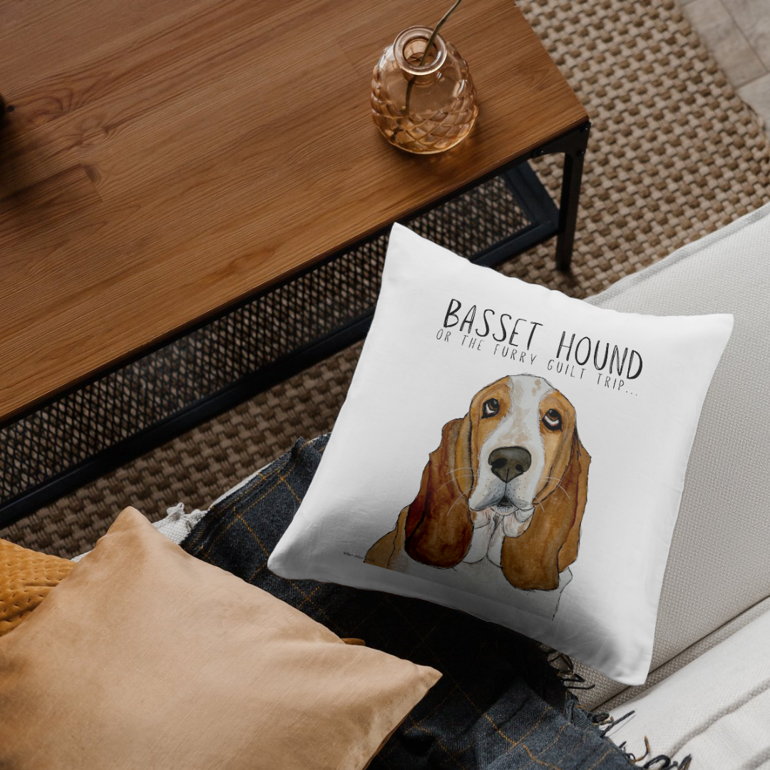 Basset Hound Cushion Cover