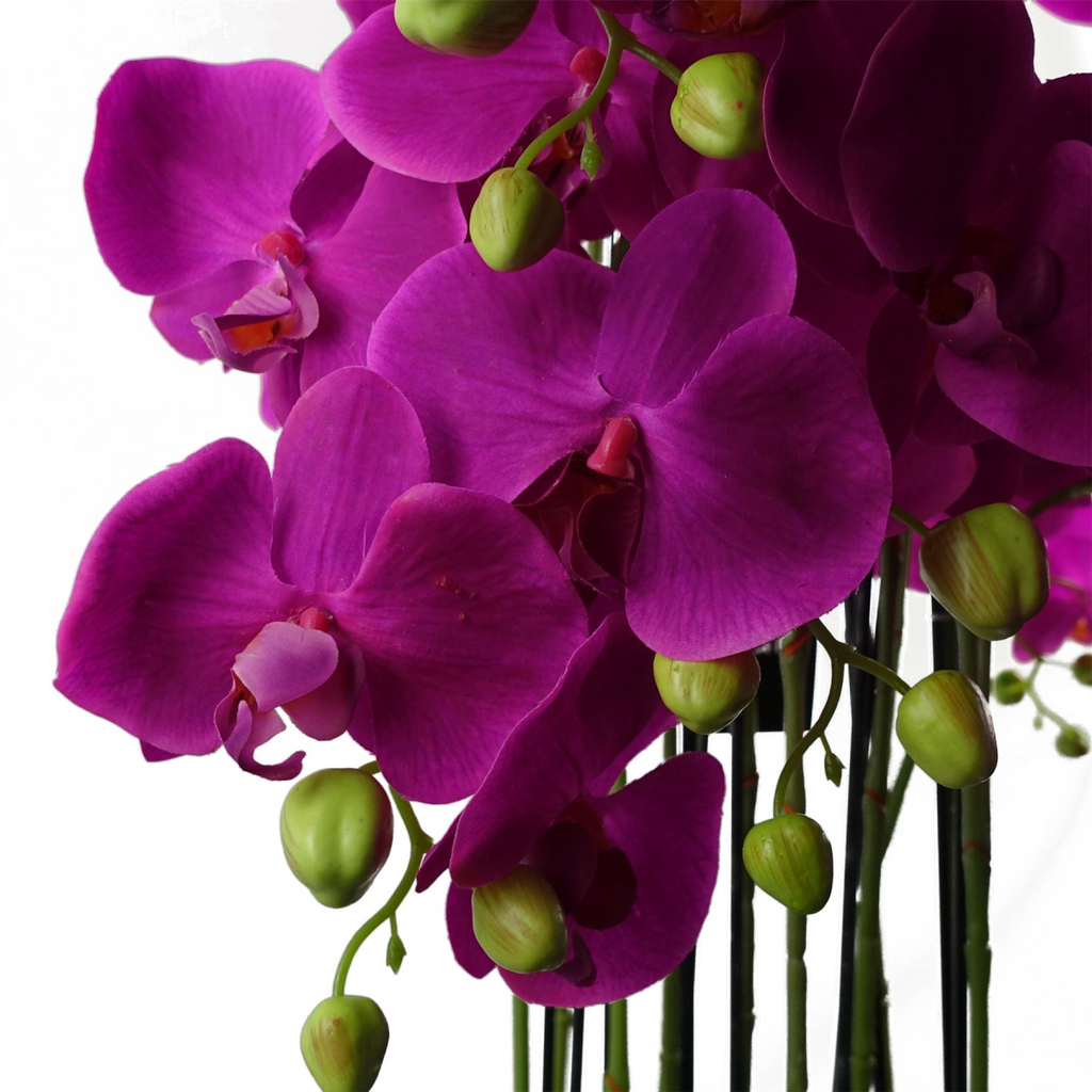 150cm Giant Purple Orchid Plant Artificial with 189 Real Touch Flowers