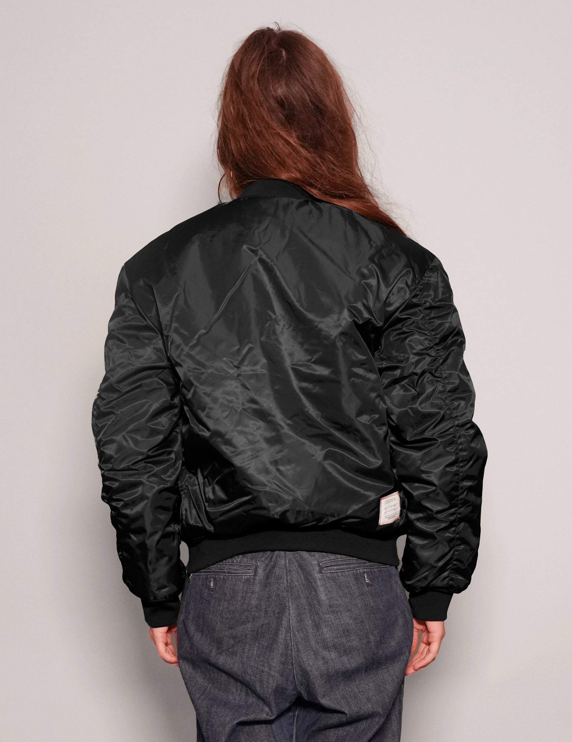 Vintage MA-1 Bomber Jacket in Black