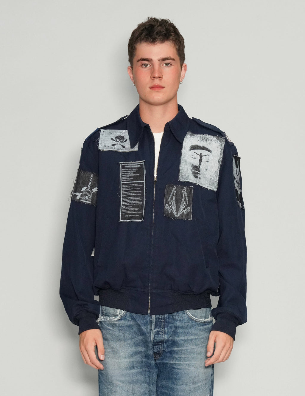 Vintage RAF Jacket with Patches