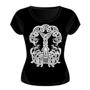 Ladies T-shirt -  Odin & the Runes