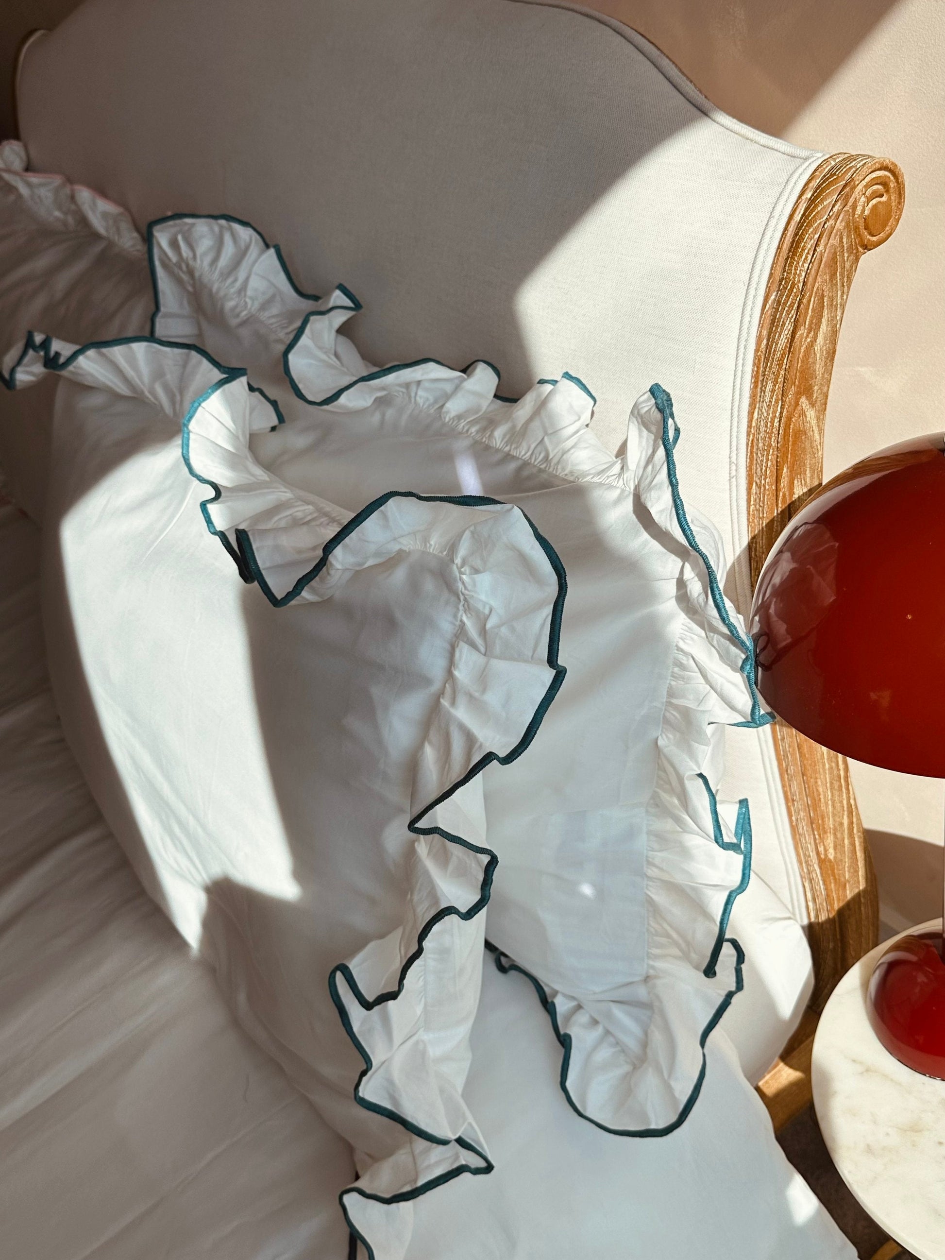 Provence Teal Pillowcase Pair