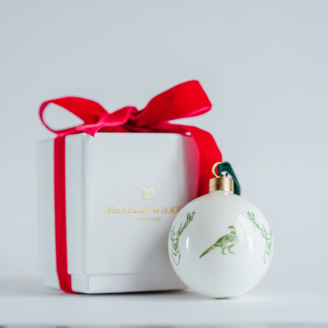 The Cotswolds Stag and Pheasant Bauble