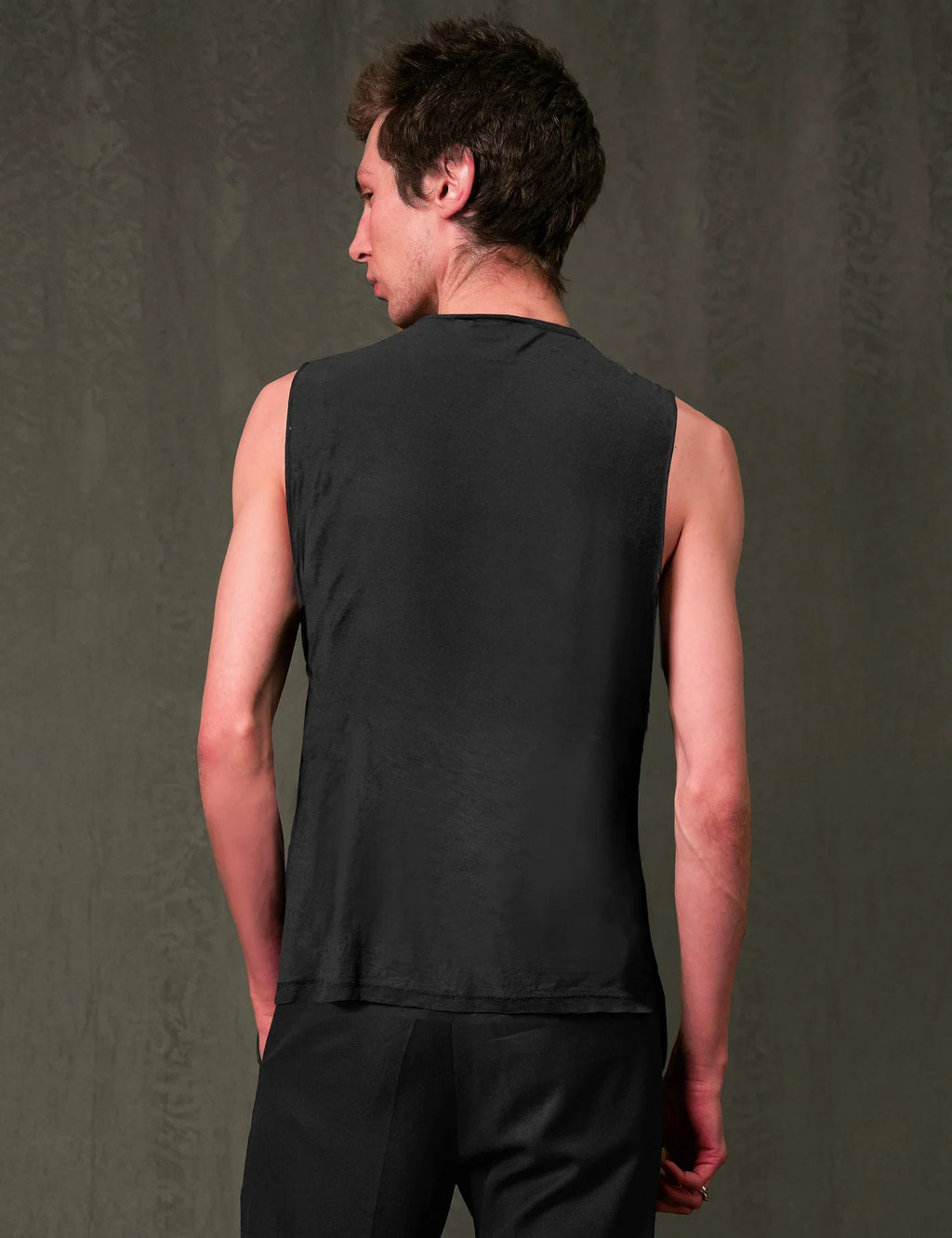 We're Into Chaos Vest in Black