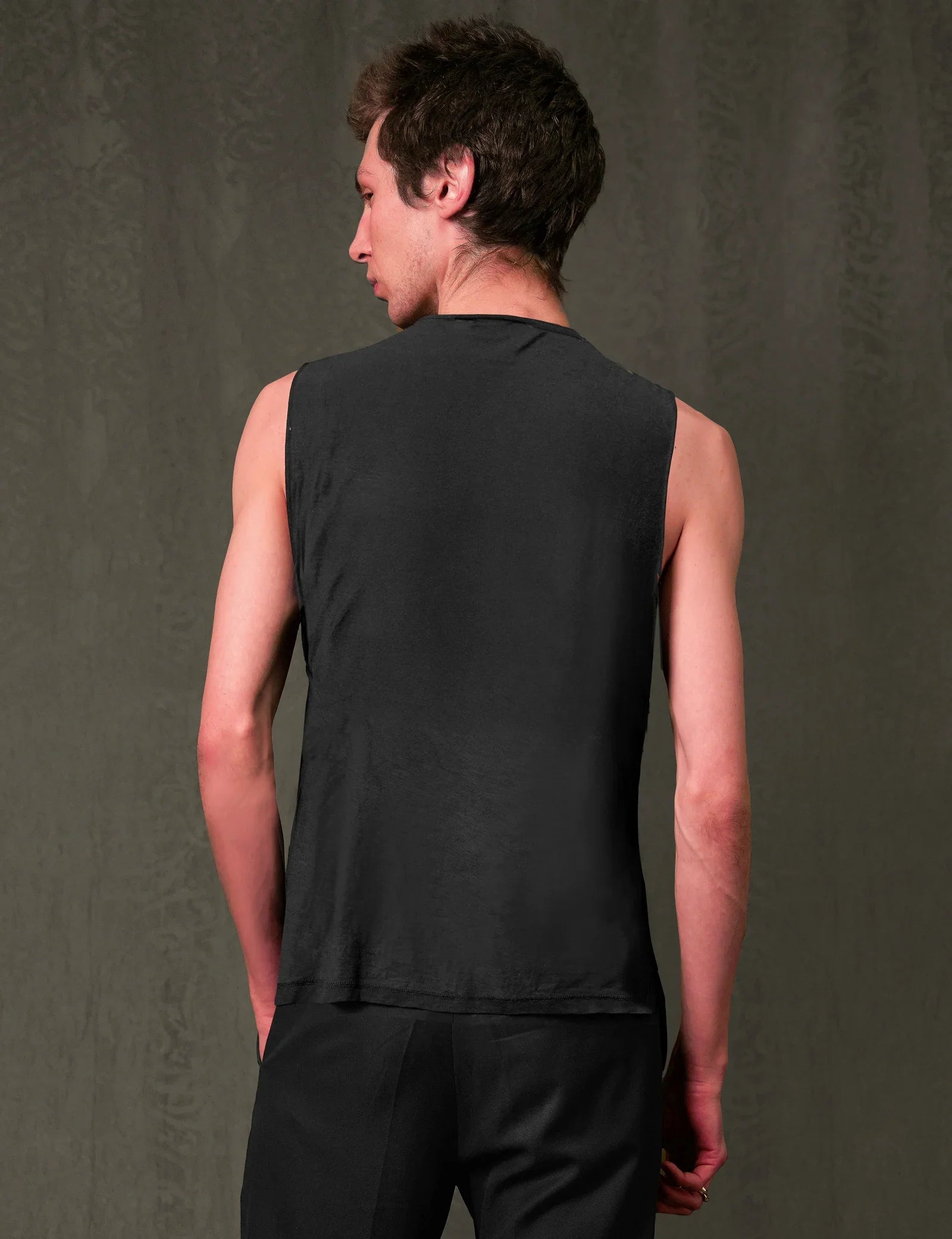 We're Into Chaos Vest in Black