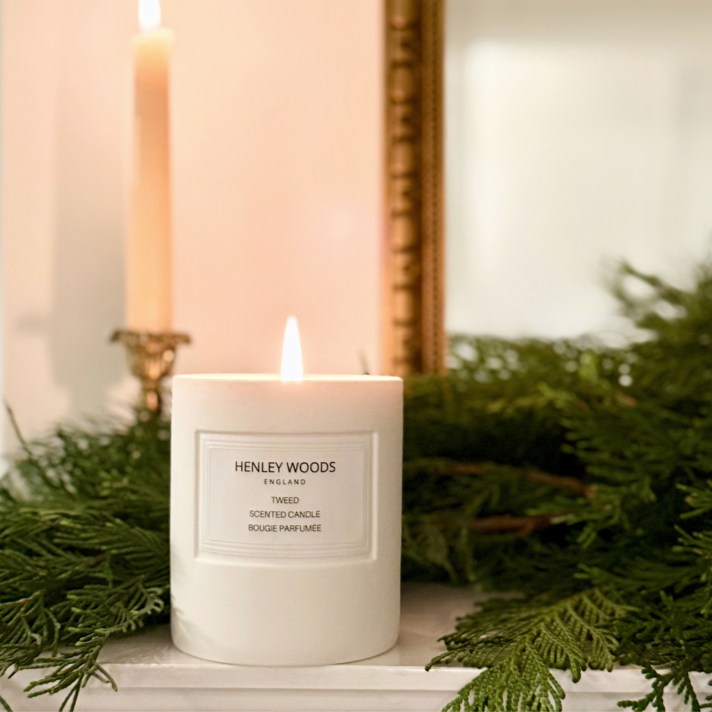 Tweed Candle English Countryside