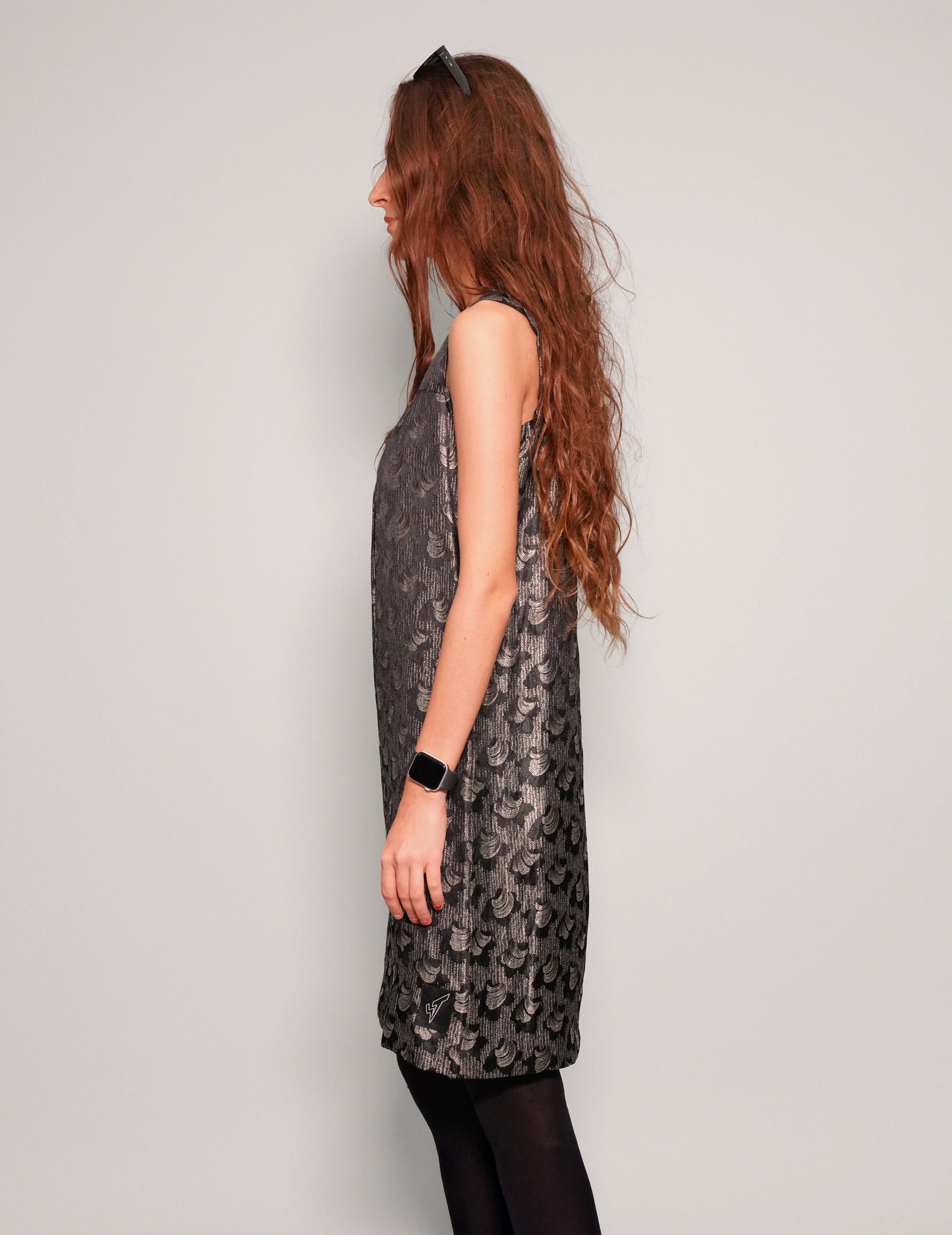 Vintage Shell Jacquard Cocktail Dress