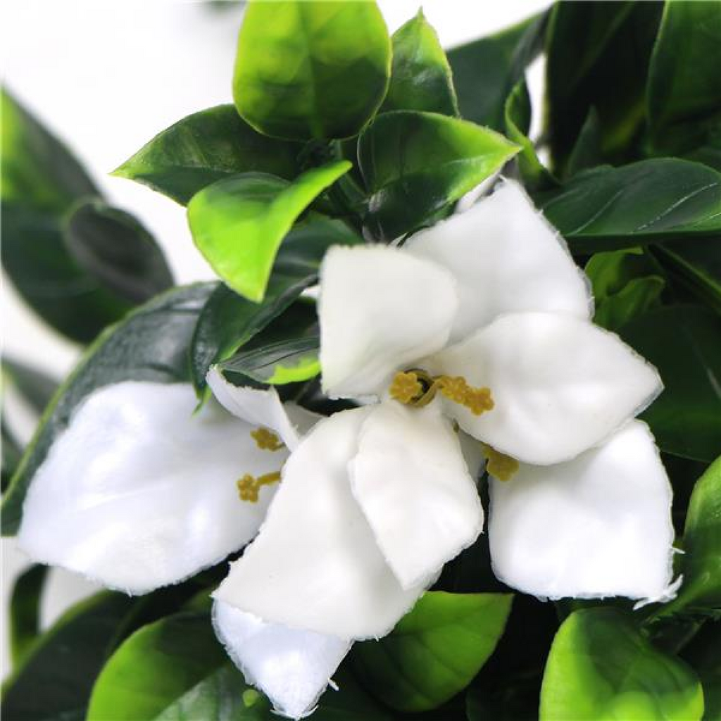 30cm UV Resistant White Flower Bush Artificial