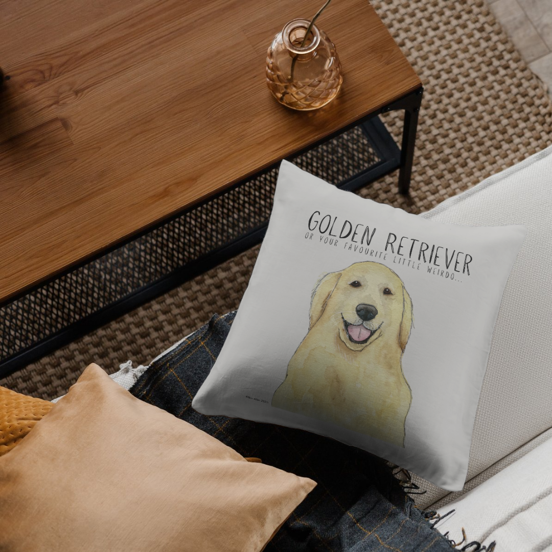 Golden Retriever Cushion Cover