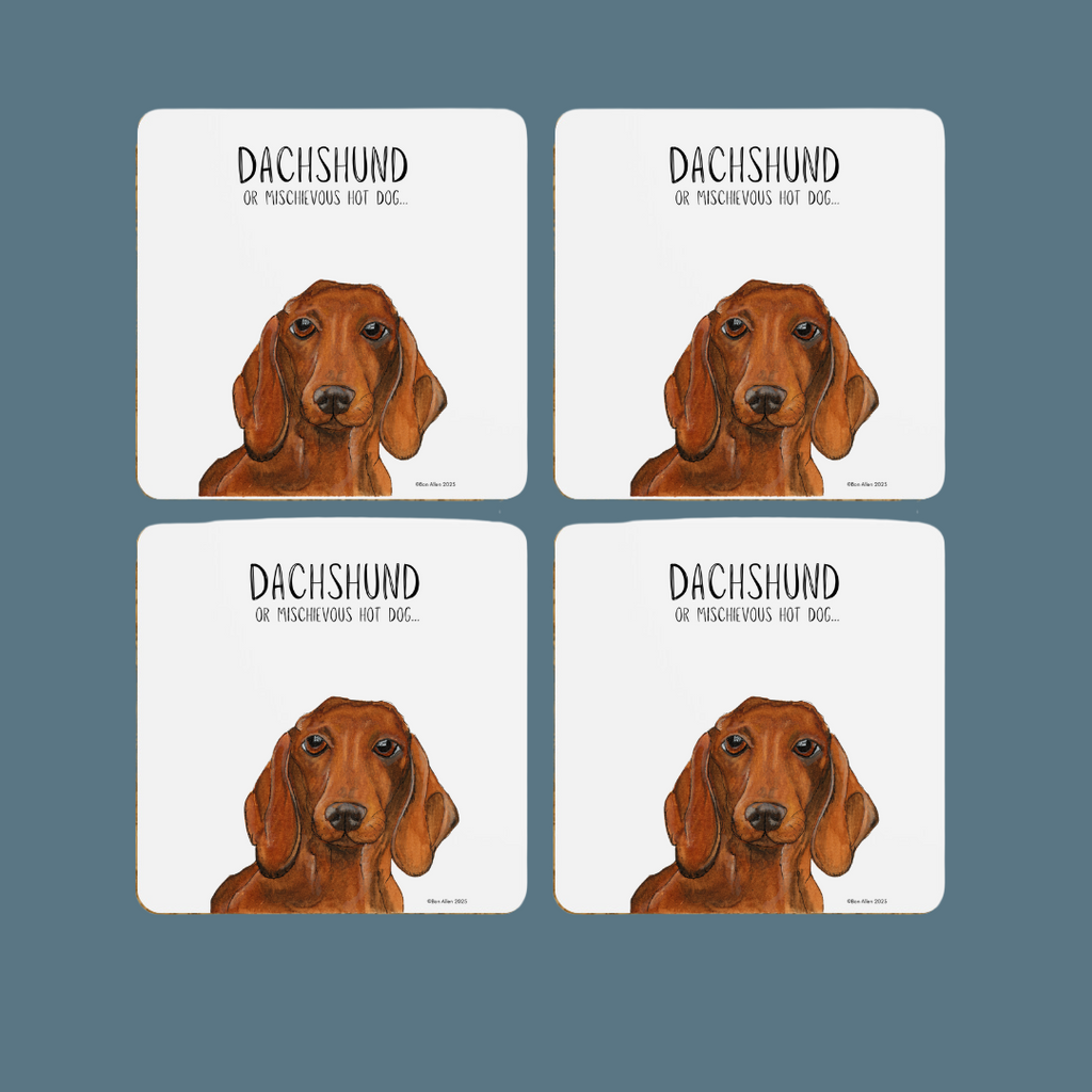 Dachshund Coaster Set of 4