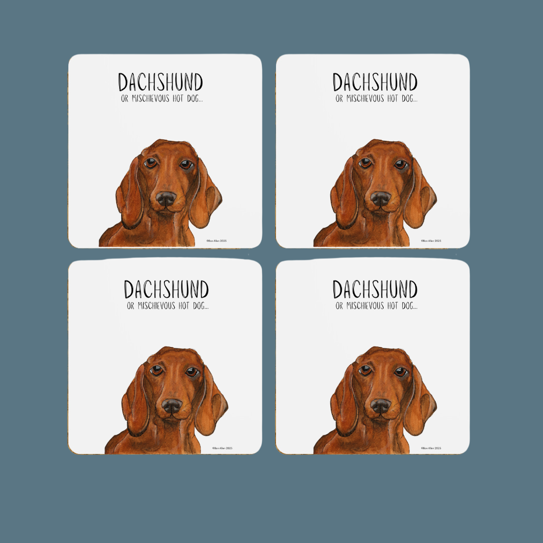 Dachshund Coaster Set of 4