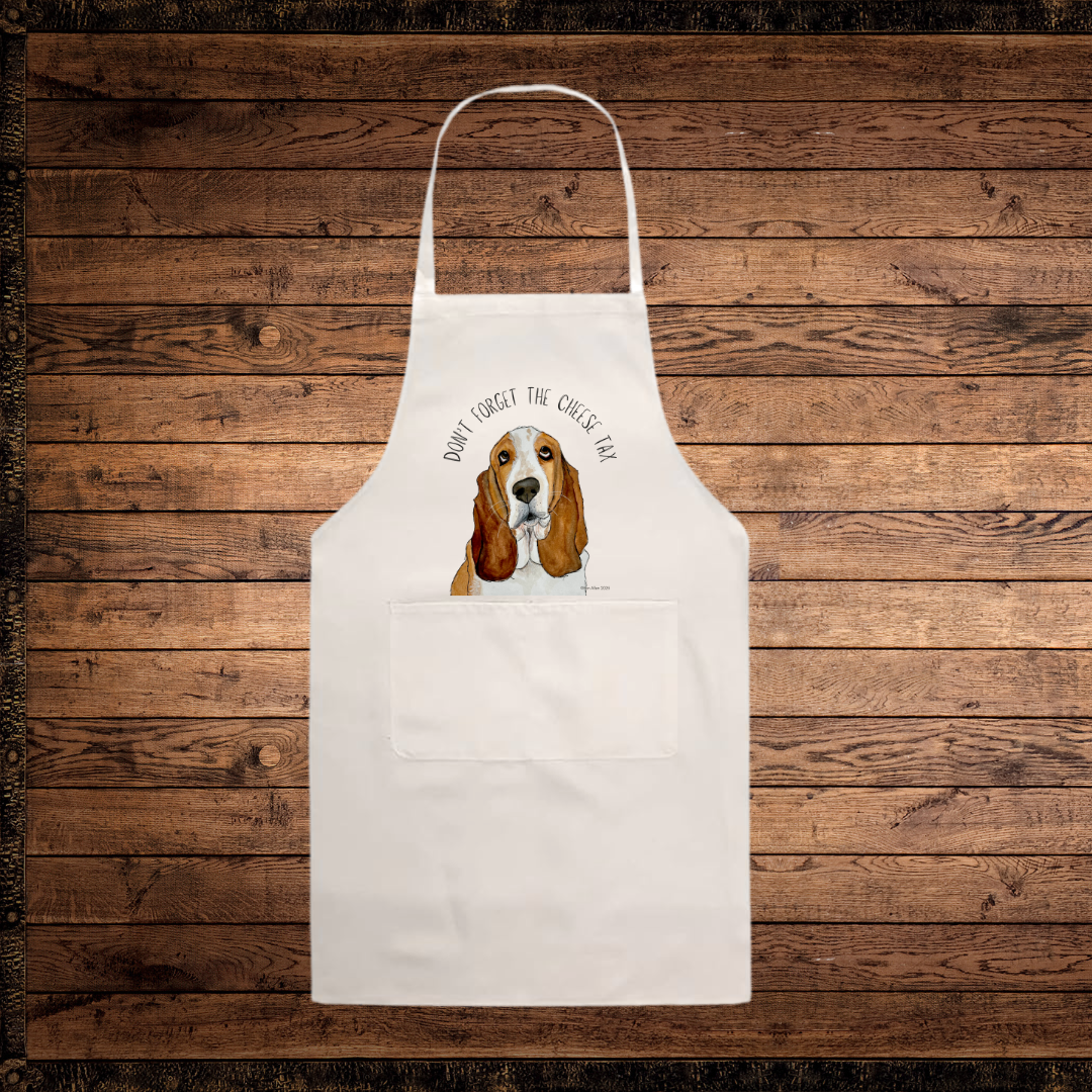 Basset Hound Cheese Tax Collector Apron