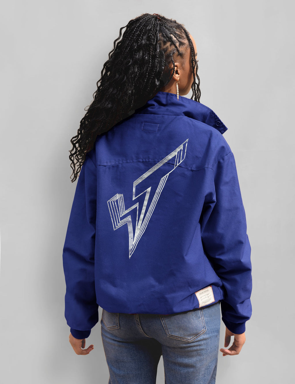Classic Blue Harrington Jacket