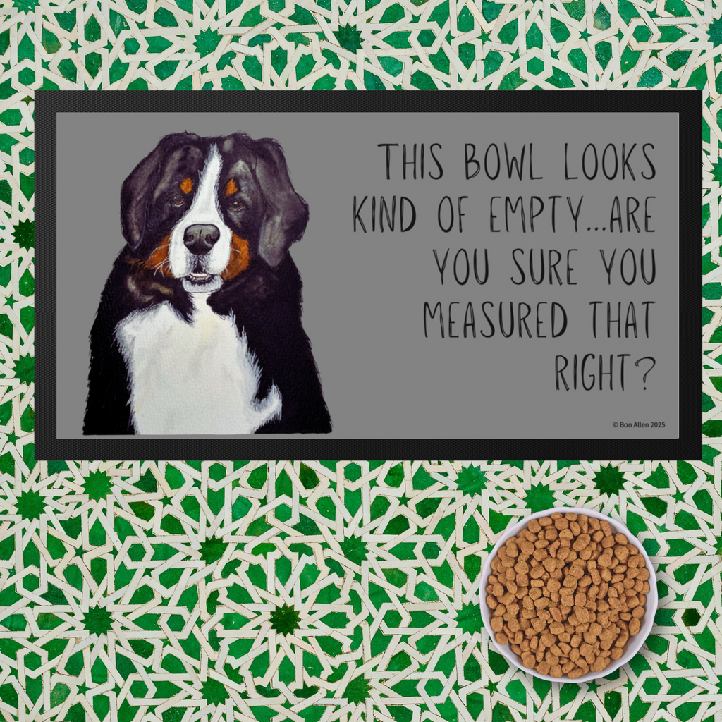 Bernese Mountain Dog Portion Control Mealtime Mat