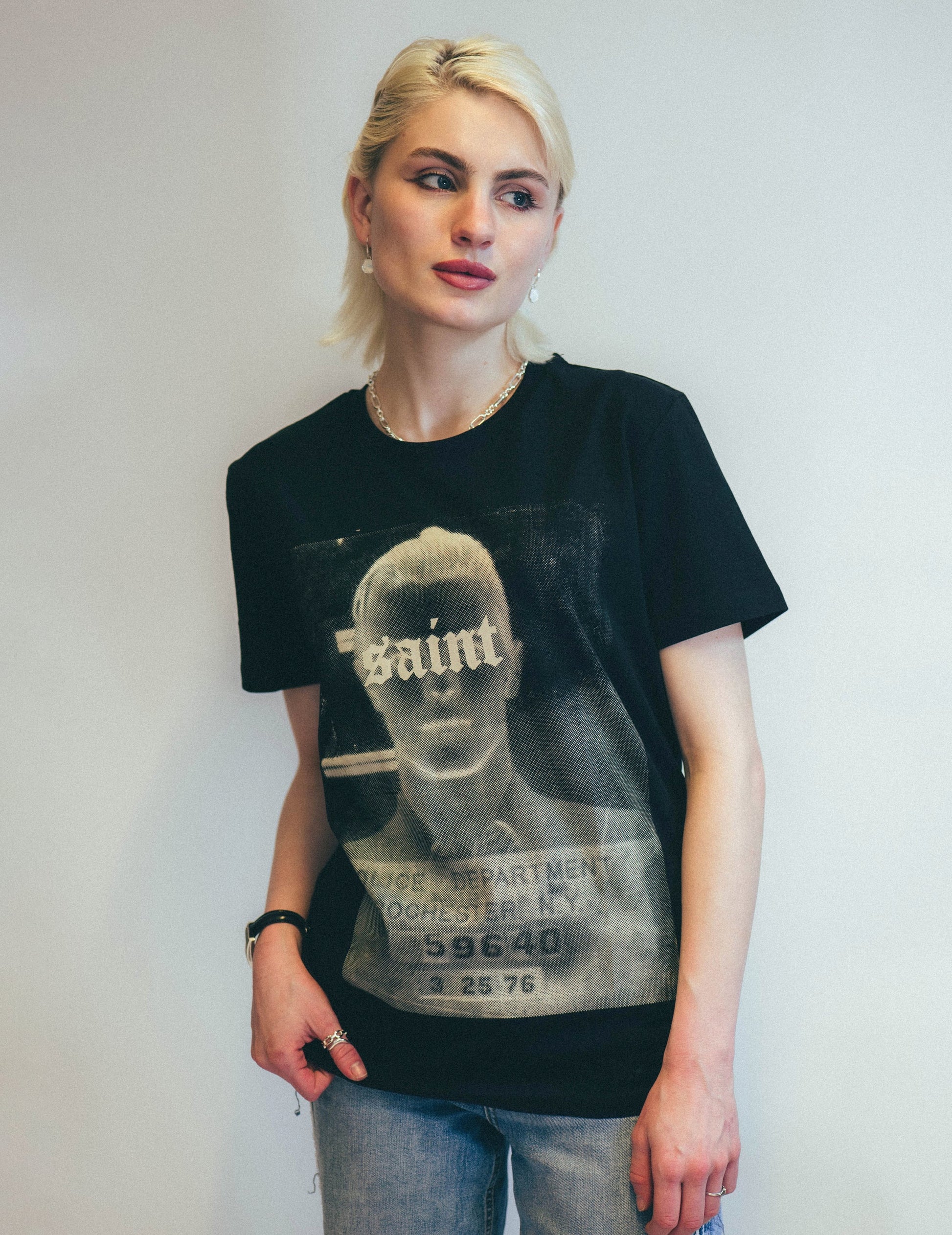 Saint Black T-Shirt