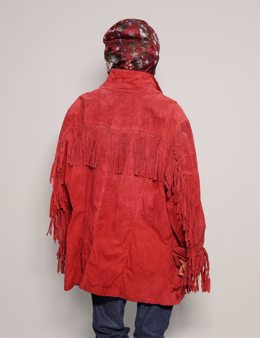 Red Leather Cowgirl Coat