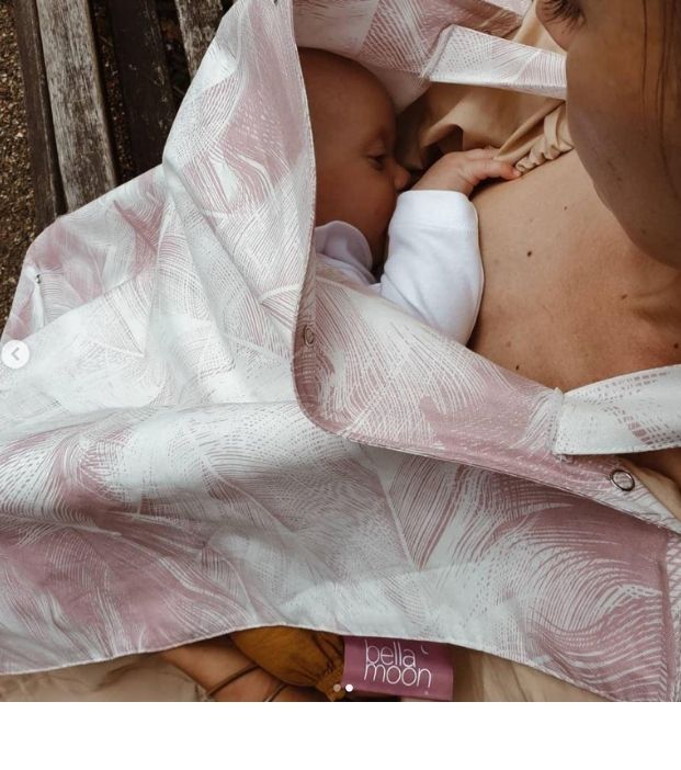 Feeding and Pumping Privacy Cover Feather Nest