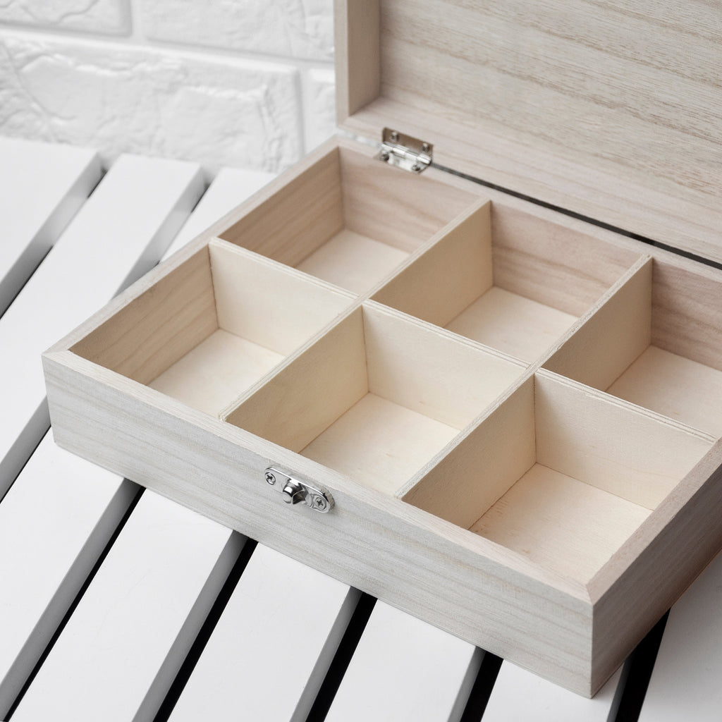 Personalised Rainbow Unicorn Wooden Accessories Box