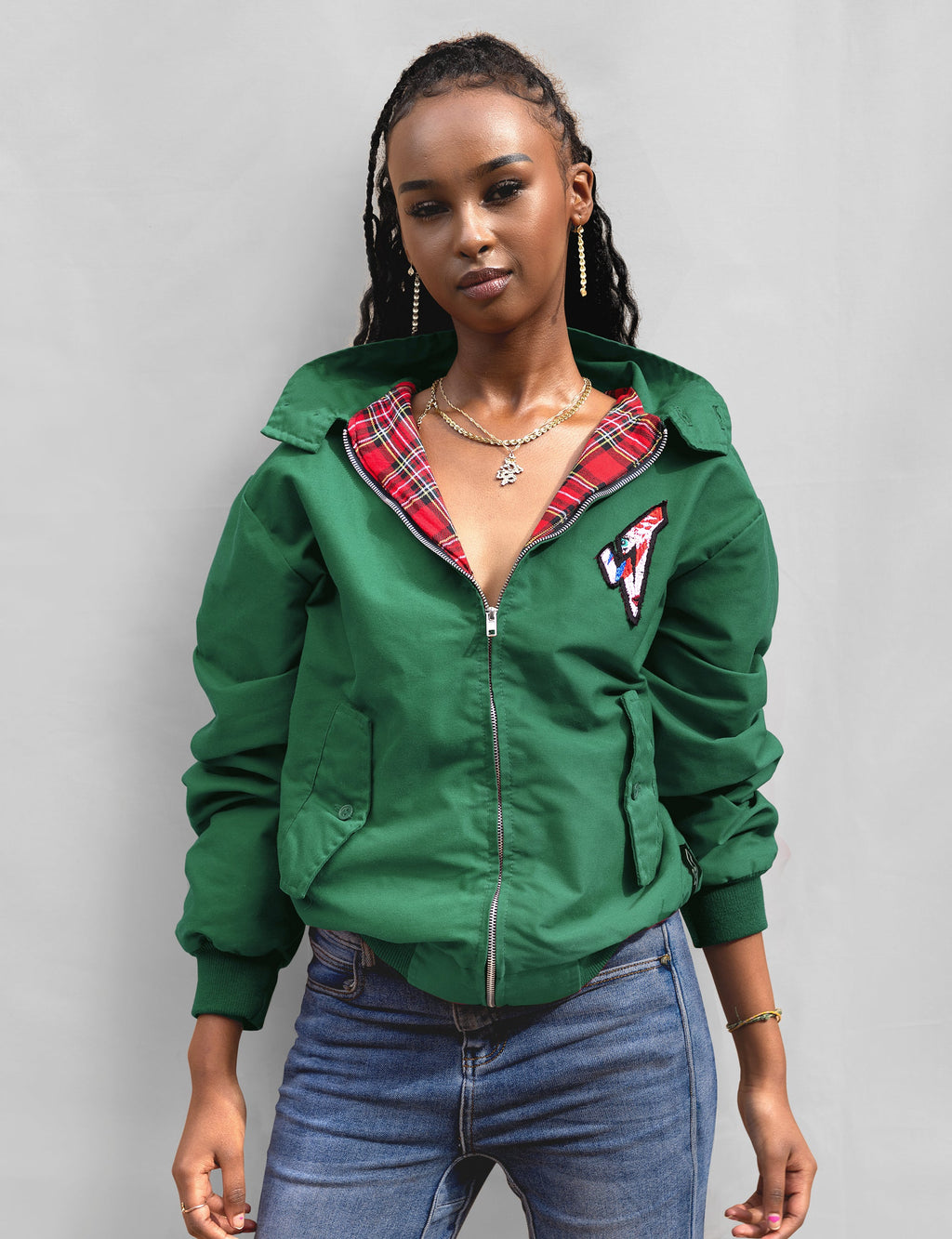 Classic Green Harrington Jacket