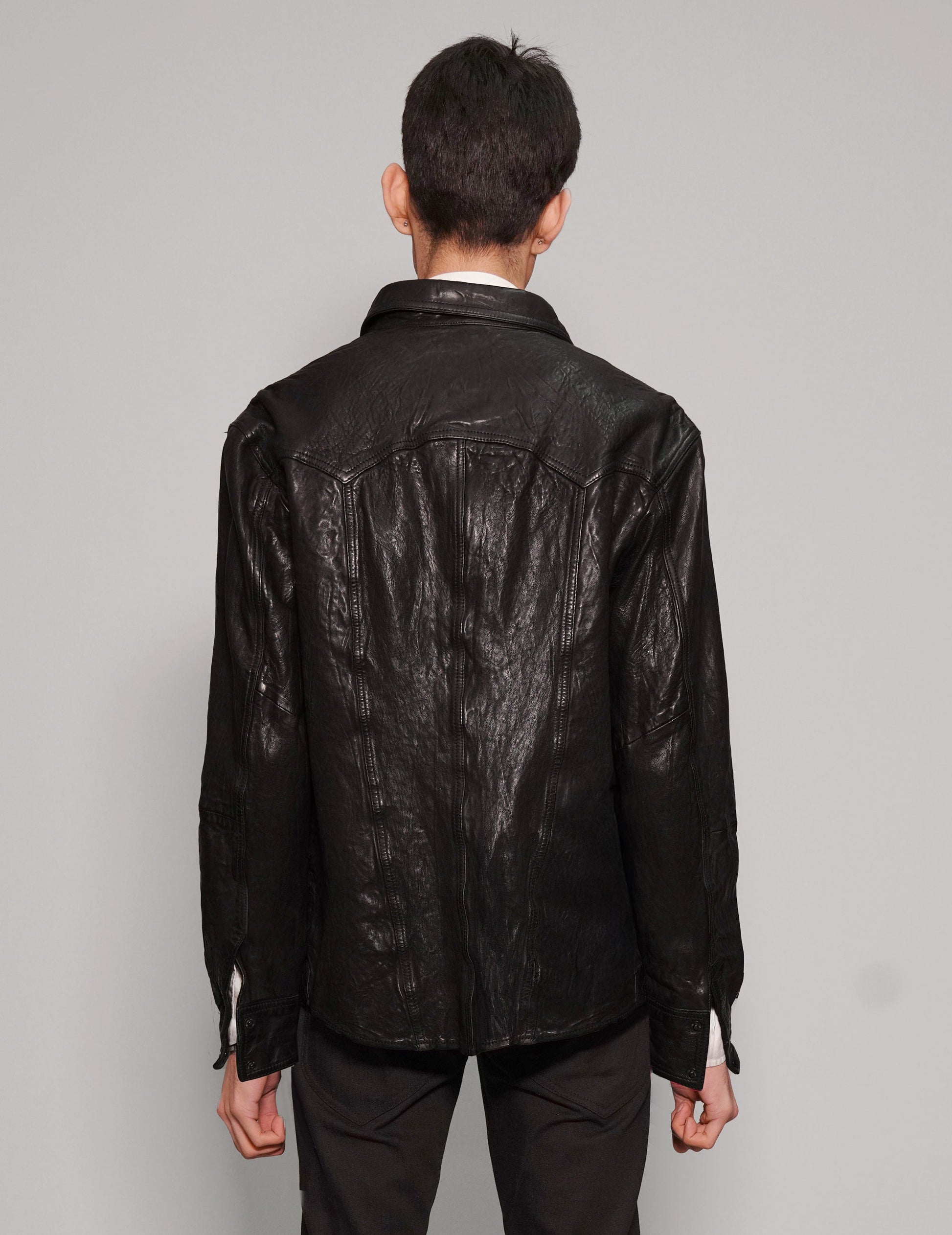Classic Black Leather Jacket
